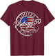Vintage 1950 American USA Flag 74th Birthday 74 Year Old T-Shirt - T-Shirt | Maroon