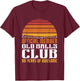 80th Birthday Funny Old Balls Club 80 Years of Awesome Men T-Shirt - T-Shirt | Maroon