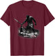 David & Goliath, Faith Overcomes All - Biblical Stories T-Shirt - T-Shirt | Maroon