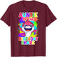The aunt of the birthday boy shark aunt T-Shirt - T-Shirt | Maroon