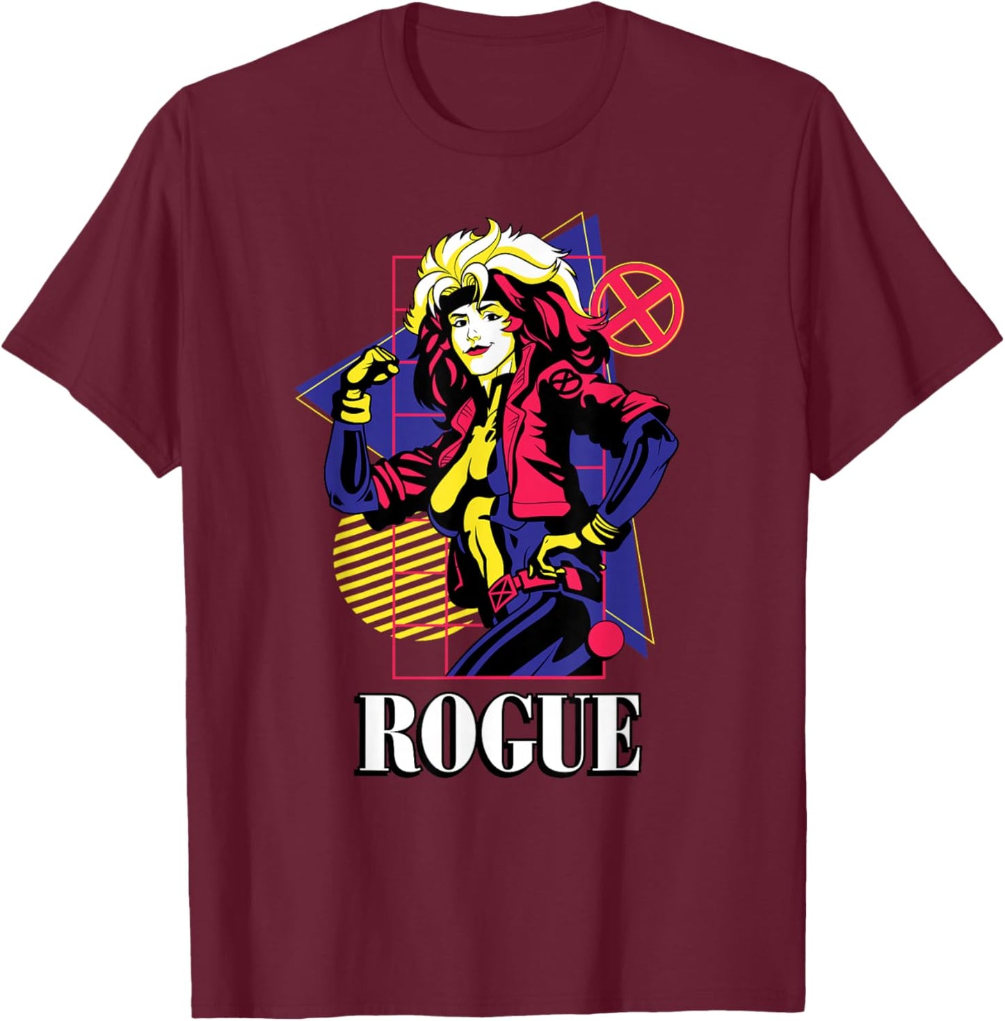 Marvel Super Heroes Valentine X-Men Couples Matching Rogue T-Shirt - T-Shirt | Maroon