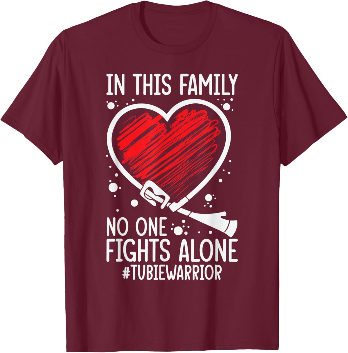 Feeding Tube Awareness Accessories for Babies G Tube T-Shirt - T-Shirt | Maroon