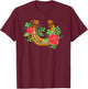 Good Luck Horseshoe Shamrock Horse Lover St. Patrick's Day T-Shirt - T-Shirt | Maroon