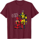 Marvel Studios Deadpool & Wolverine Team-Up Proposal T-Shirt - T-Shirt | Maroon