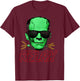 Universal Monsters Frankenstein Relax T-Shirt - T-Shirt | Maroon