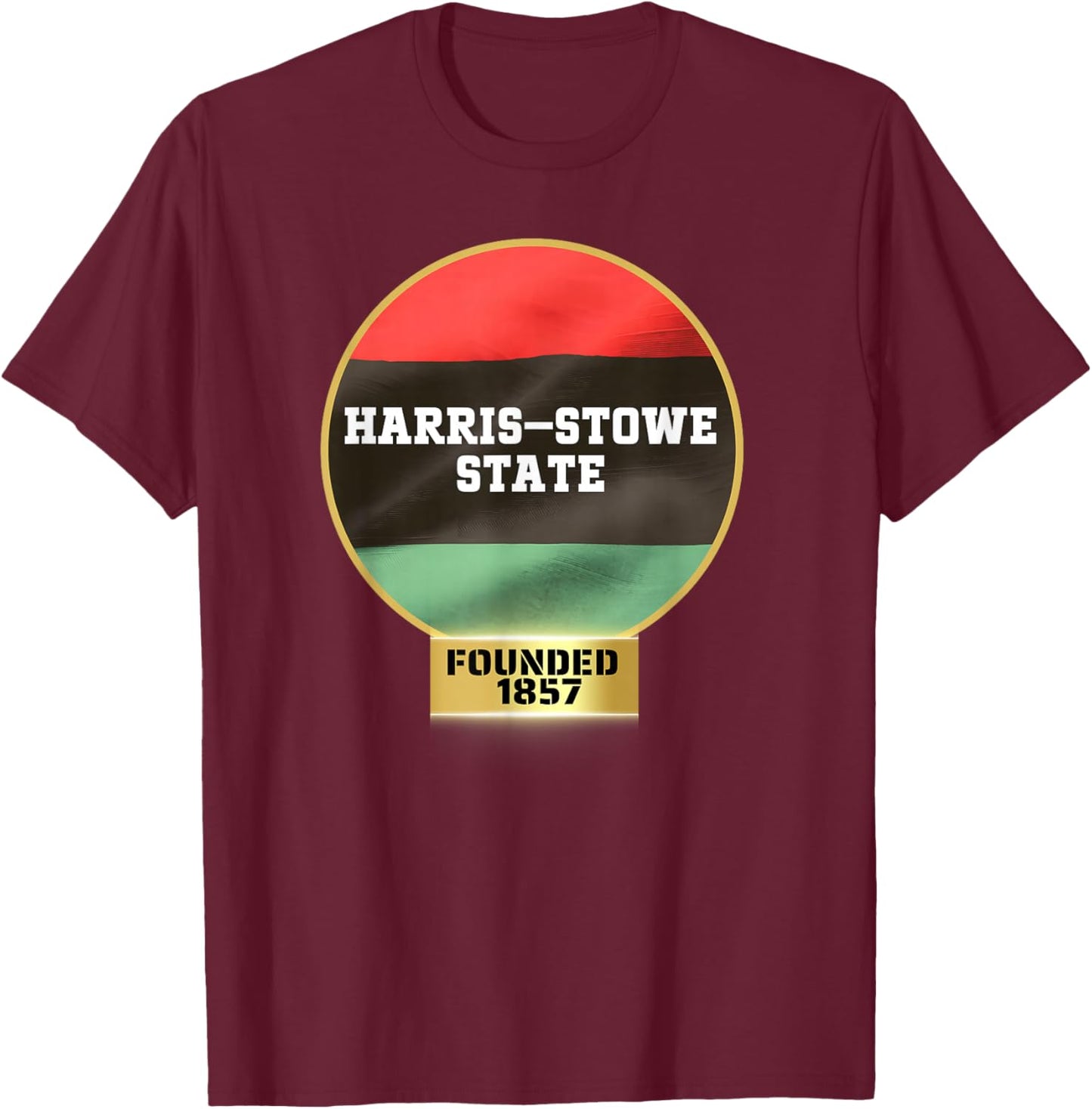 Harris–Stowe State, HSSU, HBC, Proud HBCU T-Shirt - T-Shirt | Maroon