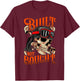Funny Built Not Bought Car & Motorcycle Mechanic Car Junkie T-Shirt - T-Shirt | Maroon
