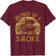 Mind If I Smoke Funny BBQ Barbeque Grilling Chef Dad T-Shirt - T-Shirt | Maroon