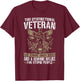 Dysfunctional Veteran disgruntled veteran T-Shirt - T-Shirt | Maroon