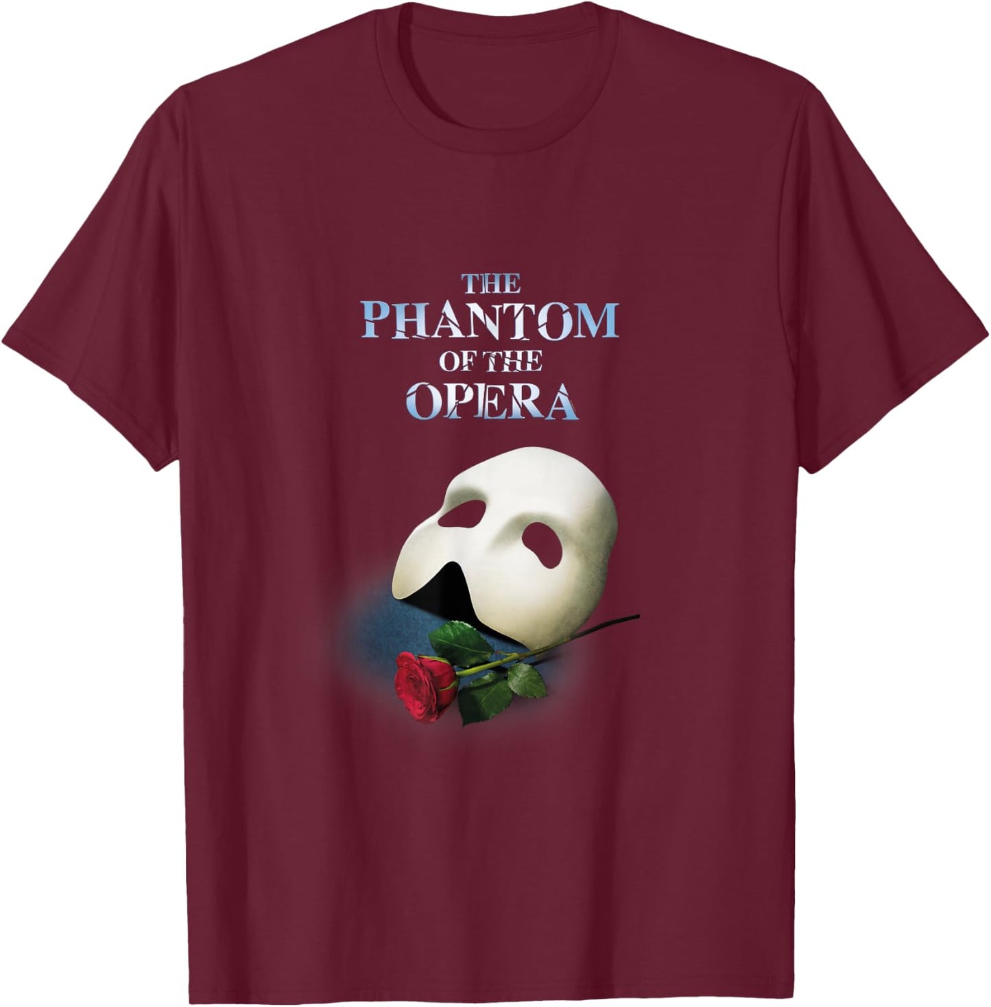 Official 'Phantom of The Opera' Logo T-Shirt - T-Shirt | Maroon