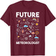 Future Meteorologist - Meteorology Weather Forecast Clouds T-Shirt - T-Shirt | Maroon