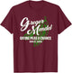 Mendel Giving Peas a Chance - Biology T-Shirt - T-Shirt | Maroon