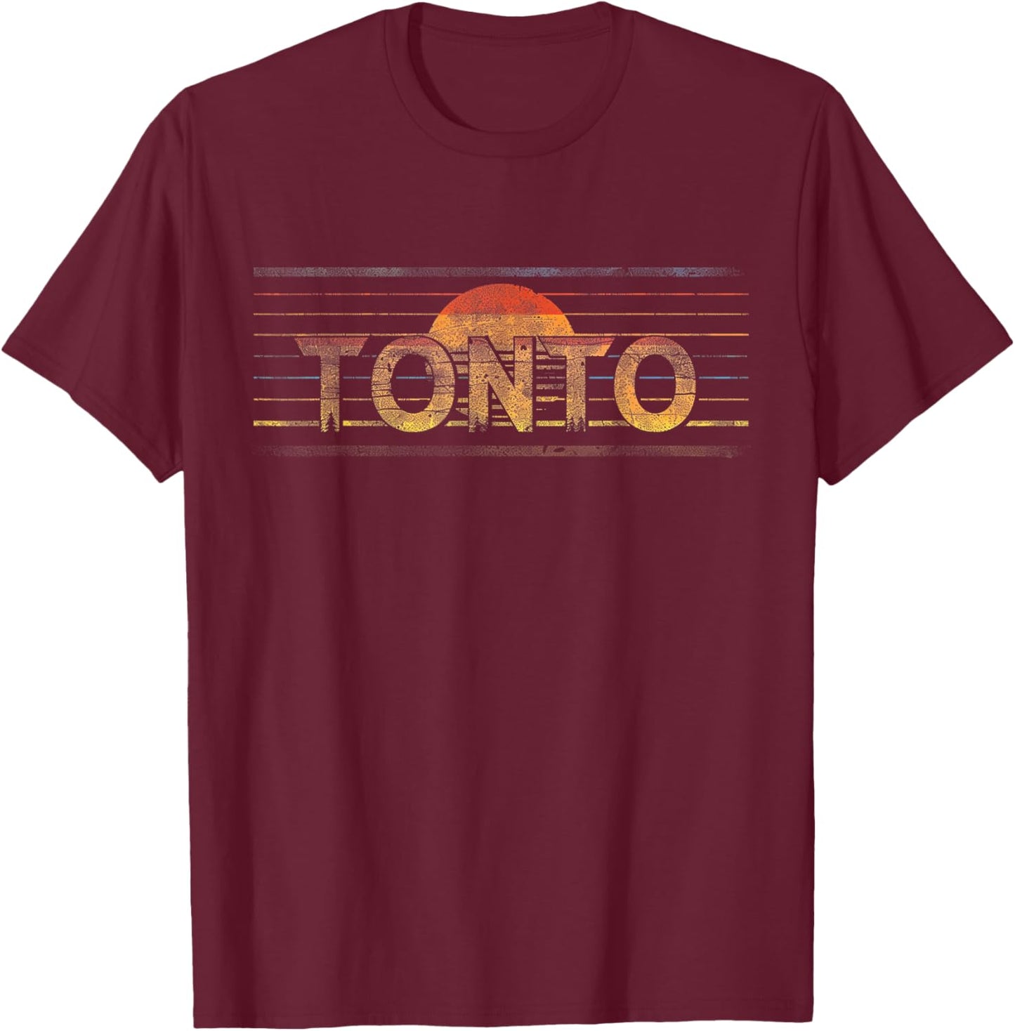 Tonto - US National Park Forest Vintage Men Women Kids Retro T-Shirt - T-Shirt | Maroon