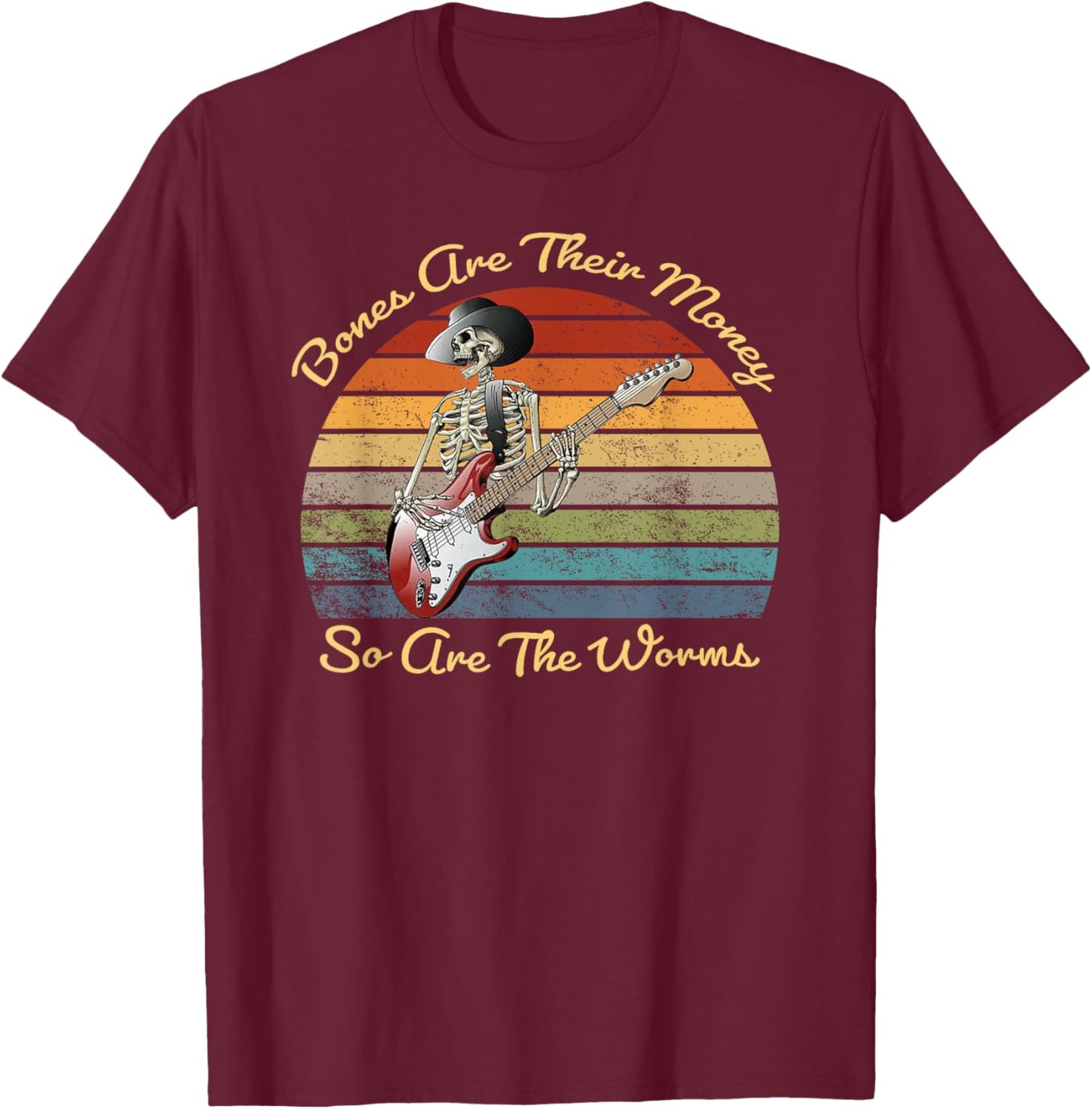Their Bones are Their Money I Think You Should Leave T-Shirt - T-Shirt | Maroon