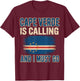 Cape Verde Calling Cabo Verde Flag Pride Verdian Cape Verde T-Shirt - T-Shirt | Maroon