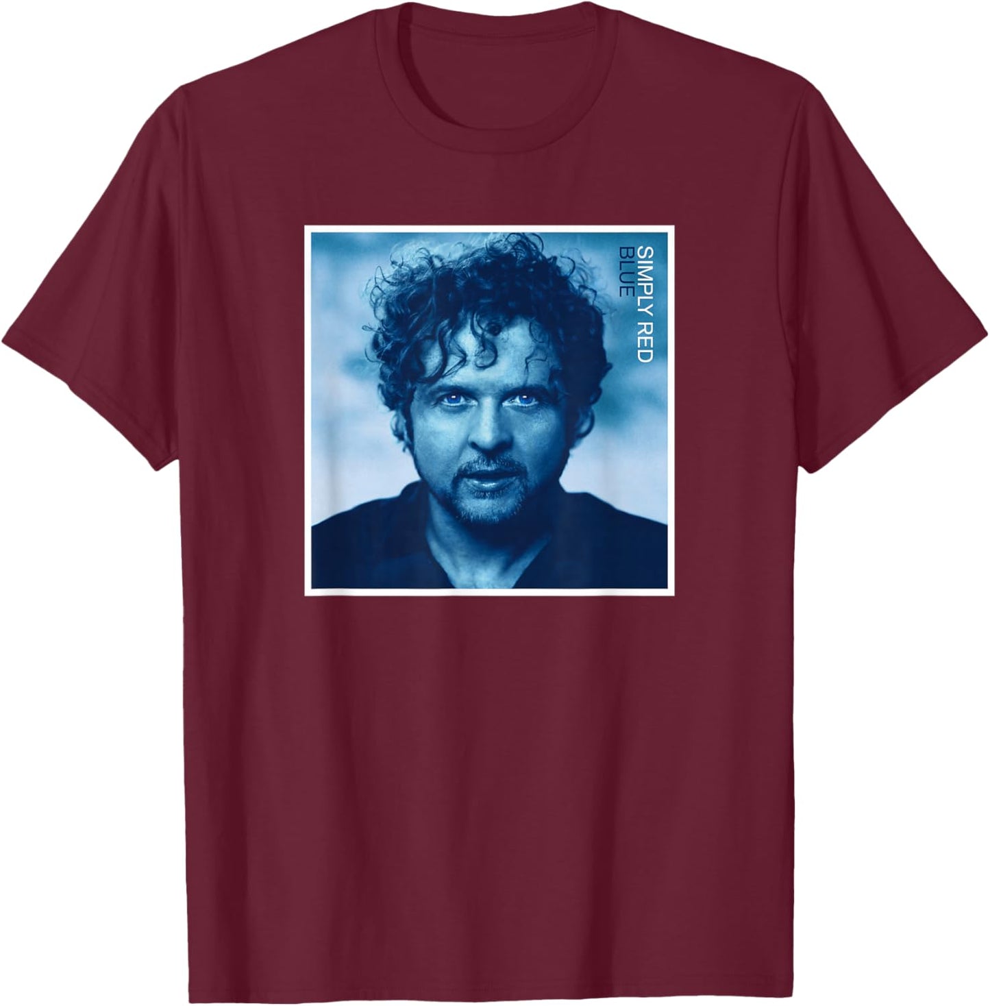 Simply Red "Blue" T-Shirt - T-Shirt | Maroon