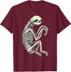 Sloth Skeleton Halloween T-Shirt - T-Shirt | Maroon