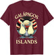 Seabirds Blue Footed Booby Bird Galapagos T-Shirt - T-Shirt | Maroon