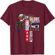 Harlem Globetrotters Logo Trickshot Masters Basketball Fan T-Shirt - T-Shirt | Maroon