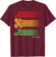 Mario Kart Mario Bowser Yoshi Line Stack T-Shirt - T-Shirt | Maroon