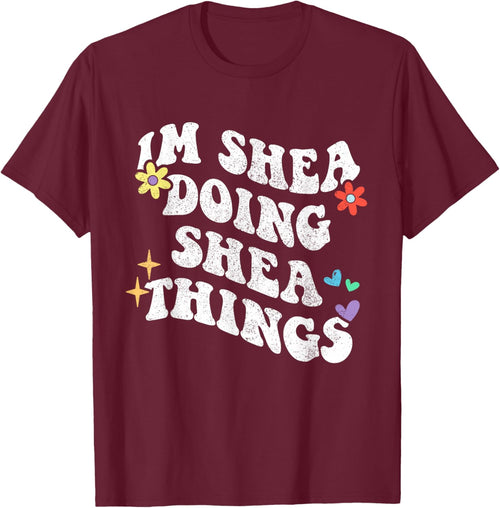 Retro Groovy Im Shea Doing Shea Things Funny Mother's Day