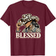 Vintage Cowgirl Black Western Cowgirl African Christian T-Shirt - T-Shirt | Maroon