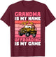 Grandma is my Name Offroading is my Game Offroad T-Shirt - T-Shirt | Maroon