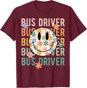 Bus Driver Appreciation Gifts For School Bus Driver T-Shirt - T-Shirt | Maroon
