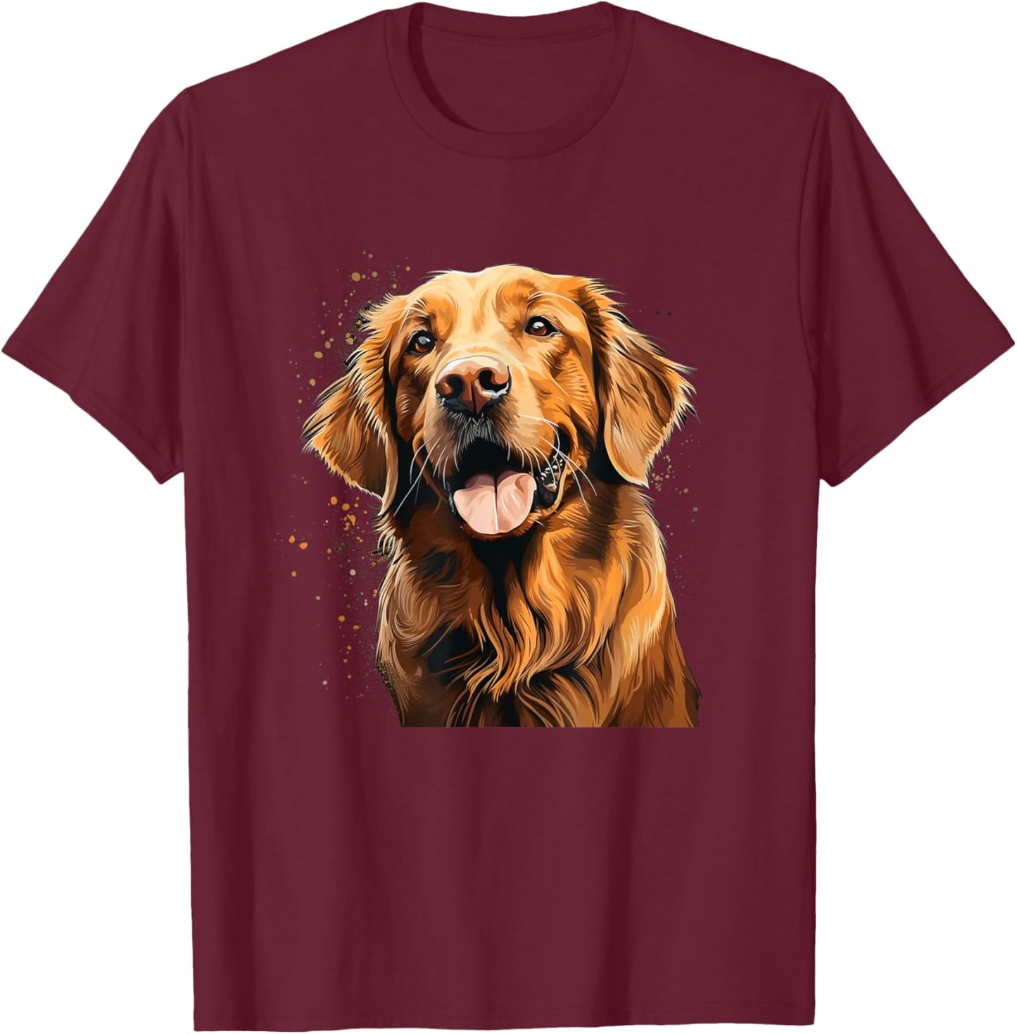 Apparel For Golden Retriever Lovers T-Shirt - T-Shirt | Maroon