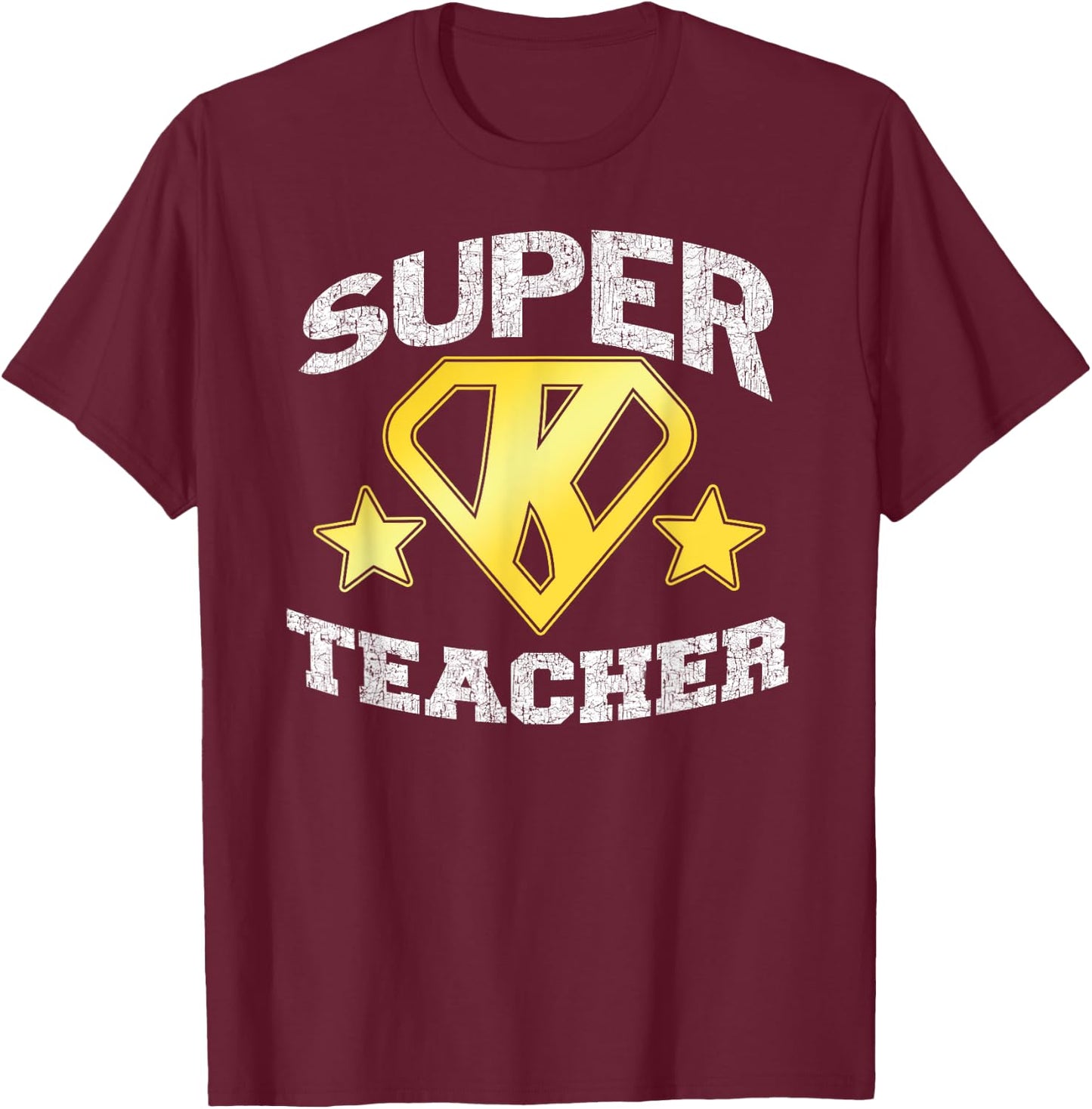 Super Kindergarten Teacher Hero Men Women Kids T-Shirt - T-Shirt | Maroon
