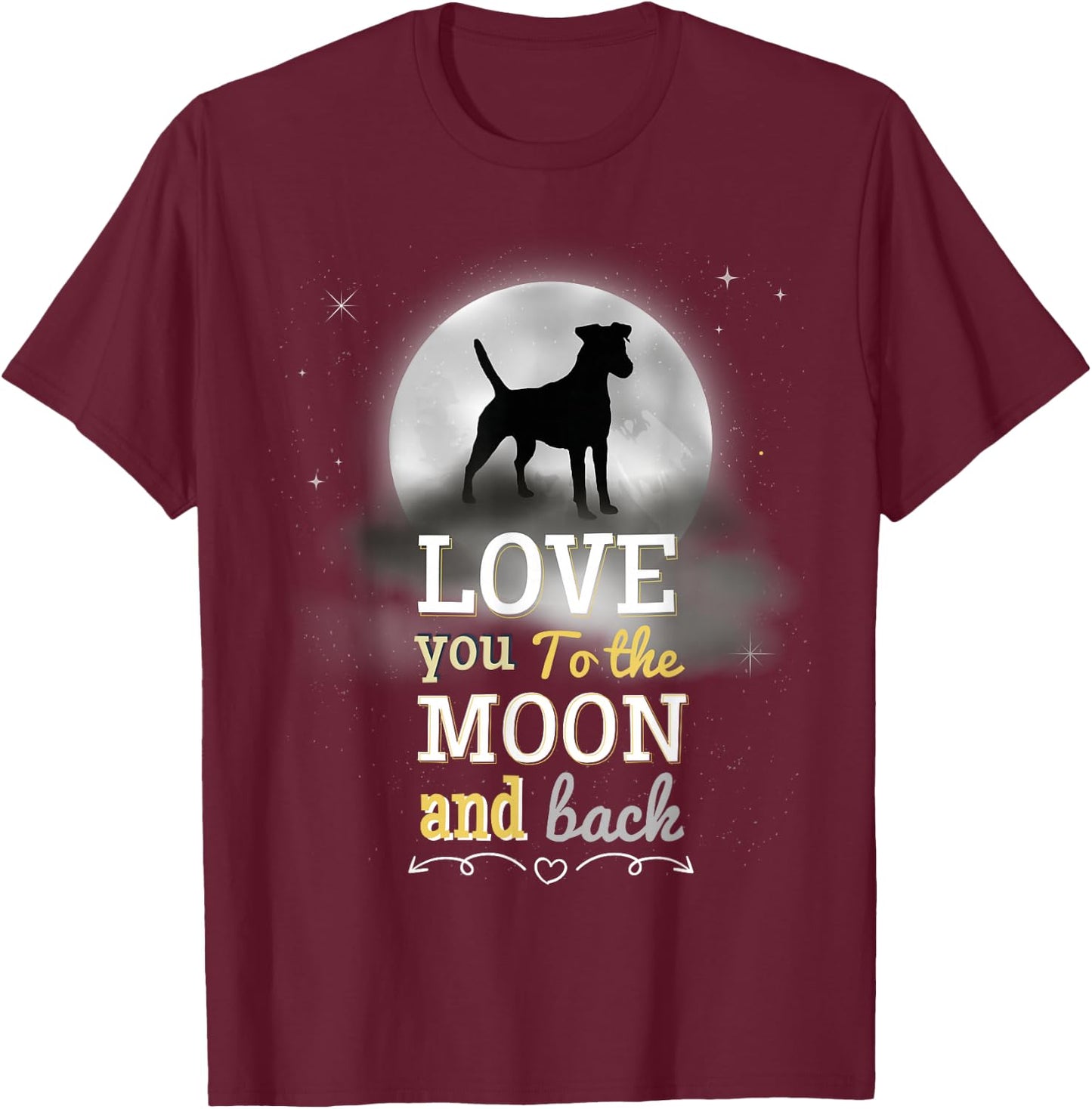Smooth Fox Terrier Dog Breed T-Shirt - T-Shirt | Maroon