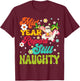 Mid Year Report Still Naughty Santa Hawaii Christmas In July T-Shirt - T-Shirt | Maroon