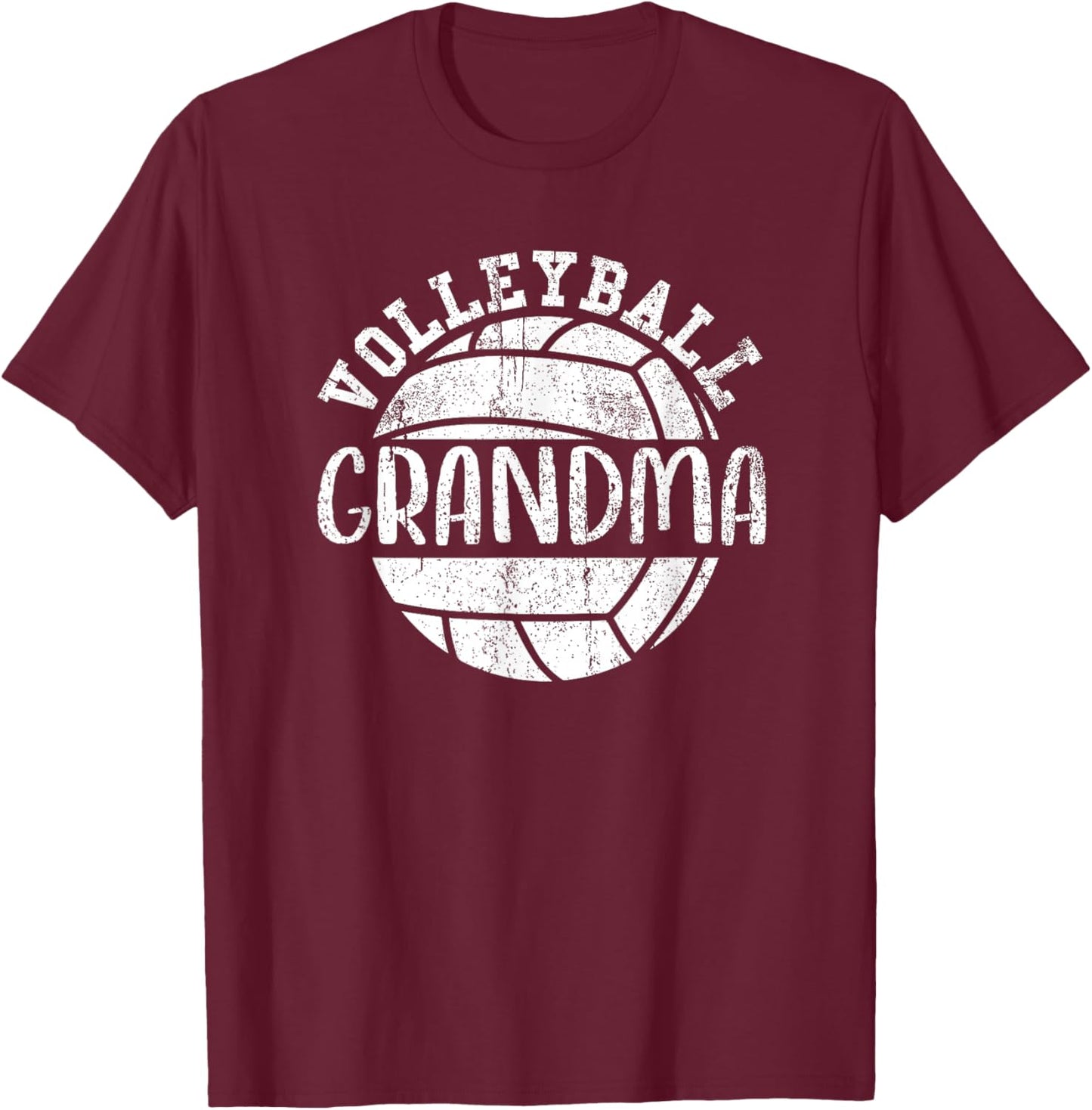Volleyball Grandma Granddaughter Volleyball T-Shirt - T-Shirt | Maroon