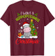 I Want A Hippopotamus For Christmas Xmas Hippo for Kid Women T-Shirt - T-Shirt | Maroon