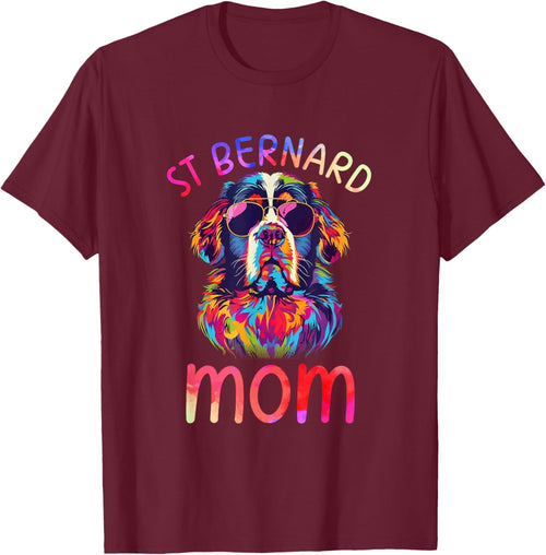 Saint Bernard Lovers Pop Art Sunglasses St Bernard Mom