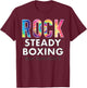 Rock Steady Boxing Hippie Tie Dye NEW T-Shirt - T-Shirt | Maroon
