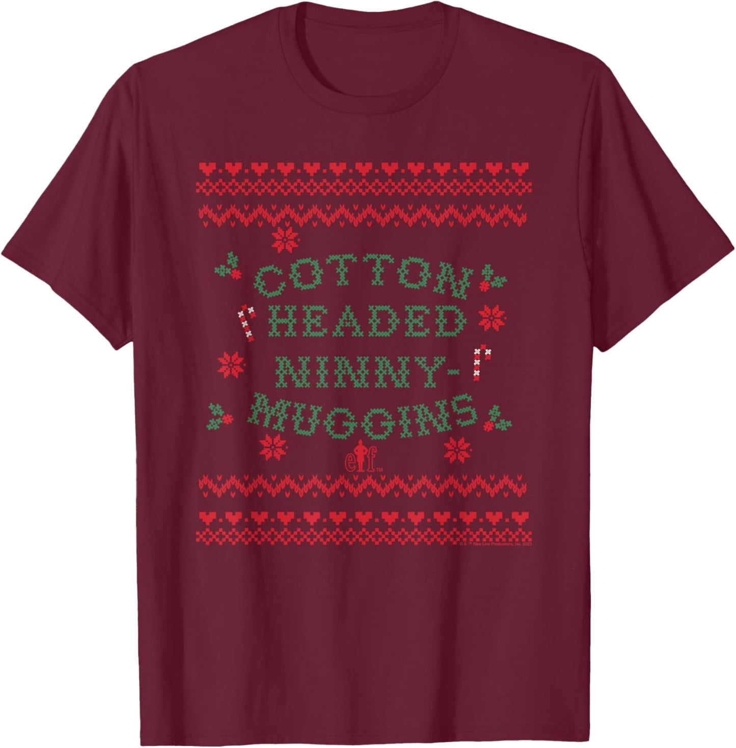 Elf - Elf Quote T-Shirt - T-Shirt | Maroon