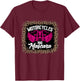 Motorcycle And Mascara Shirt Leopard Print T-Shirt - T-Shirt | Maroon
