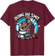 Doing Dad Shit Step Dad Skeleton Dad Joke Happy Father's Day T-Shirt - T-Shirt | Maroon