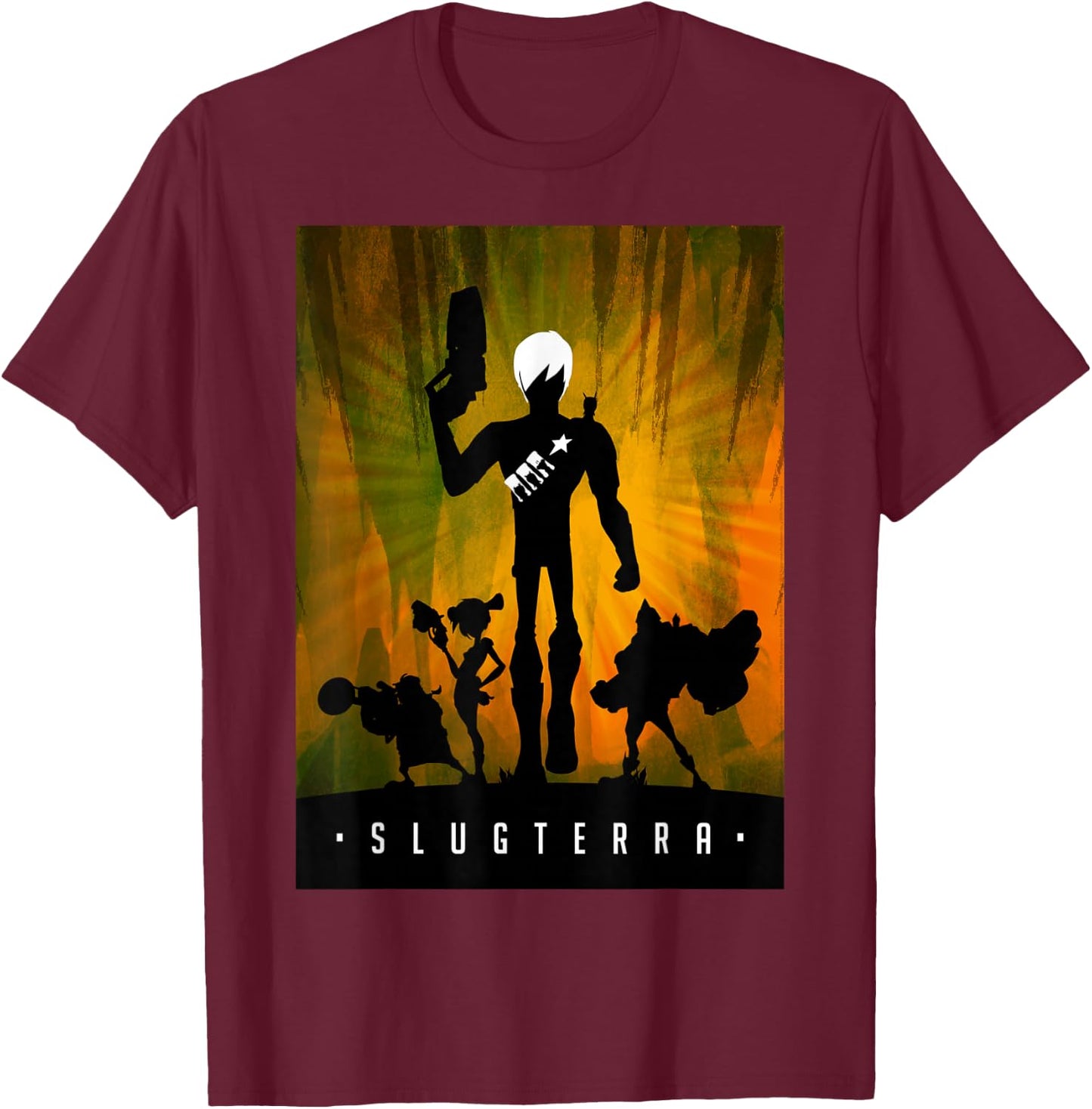 Slugterra - Shane Gang T-Shirt - T-Shirt | Maroon