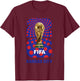 FIFA World CUP26 Kansas City Trophy Color T-Shirt - T-Shirt | Maroon