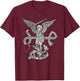 St Michael Archangel Catholic Angel defend us T-Shirt - T-Shirt | Maroon