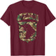 Camo 101st Airborne Division - BDU Retro Vintage Camouflage T-Shirt - T-Shirt | Maroon