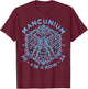 Mancunium, Four In A Row, Champions, City 2024 T-Shirt - T-Shirt | Maroon