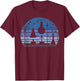 Chemist Scientist Gift Funny Retro Test Tube Flask Chemistry T-Shirt - T-Shirt | Maroon