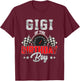 Gigi Of The Birthday Boy Race Car Racing Car Driver T-Shirt - T-Shirt | Maroon