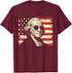 George Washington With Sunglasses | George Washington T-Shirt - T-Shirt | Maroon