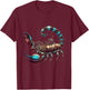 Fierce Steampunk Scorpion T-Shirt - T-Shirt | Maroon
