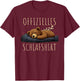 Offizielles Schlafshirt Teddy Herren Damen Pyjama T-Shirt - T-Shirt | Maroon