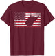 American Flag 4th of July West Virginia WV Vintage Men Women T-Shirt - T-Shirt | Maroon